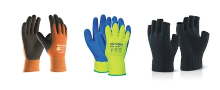 Thermal gloves for work